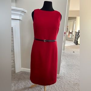 NWT Talbots Red Wool Dress